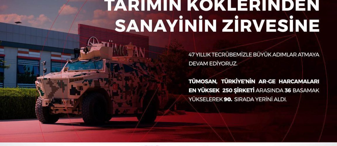 TÜMOSAN, AR-GE 250 LİSTESİNDE 90. SIRADA YER ALDI